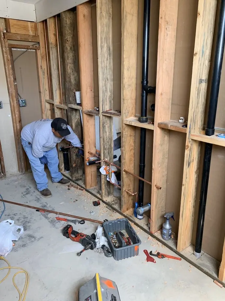 Commercial rough-in plumbing for Trenchless Sewer Repair in Middletown